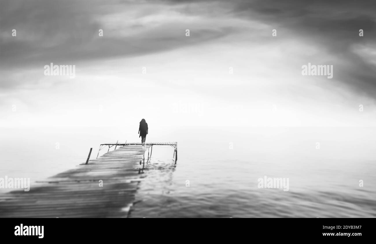 Motivation Concept Inspirational Black and White Stock Photos & Images ...