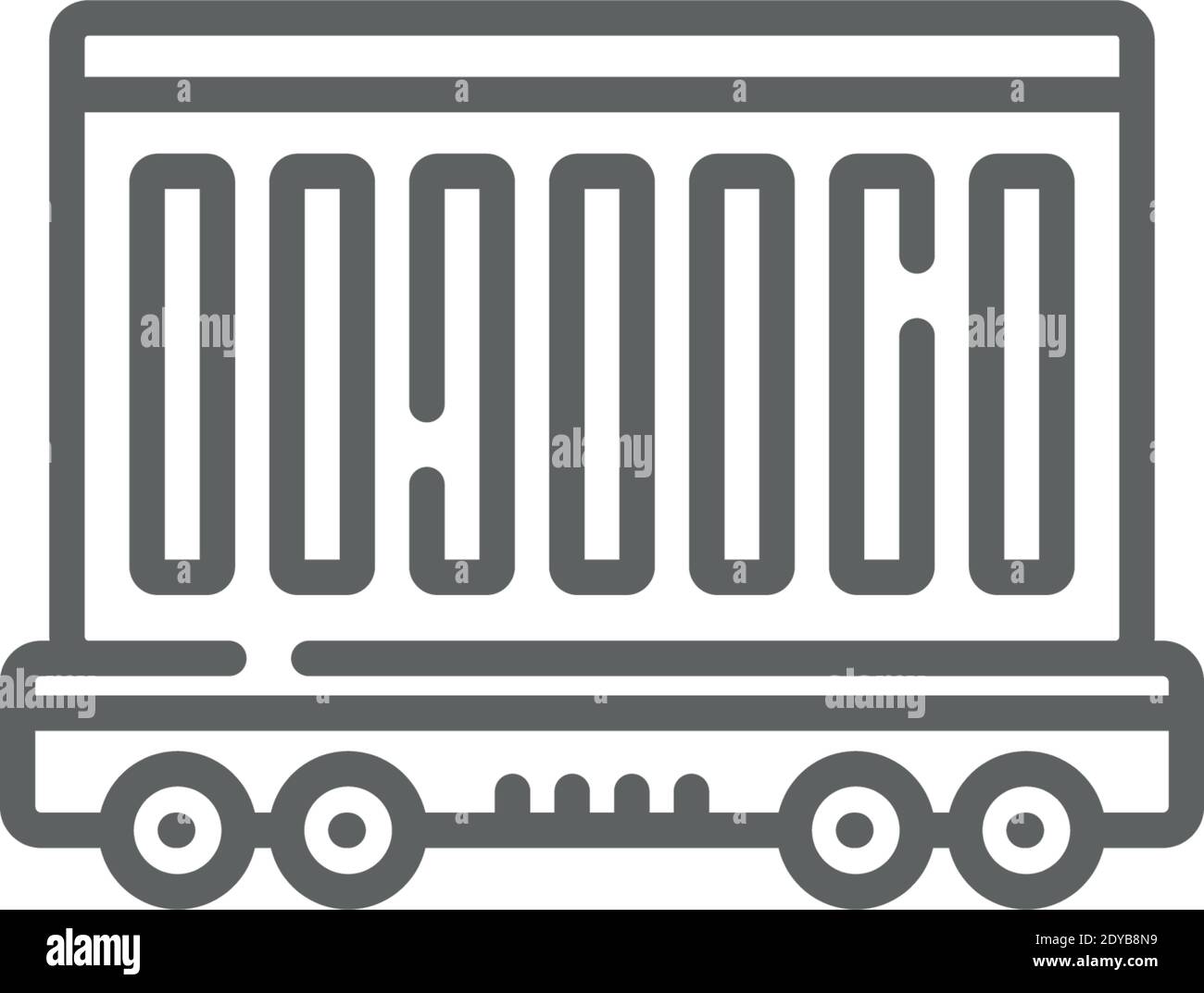 freight vector icon modern simple vector illustration Stock Vector ...
