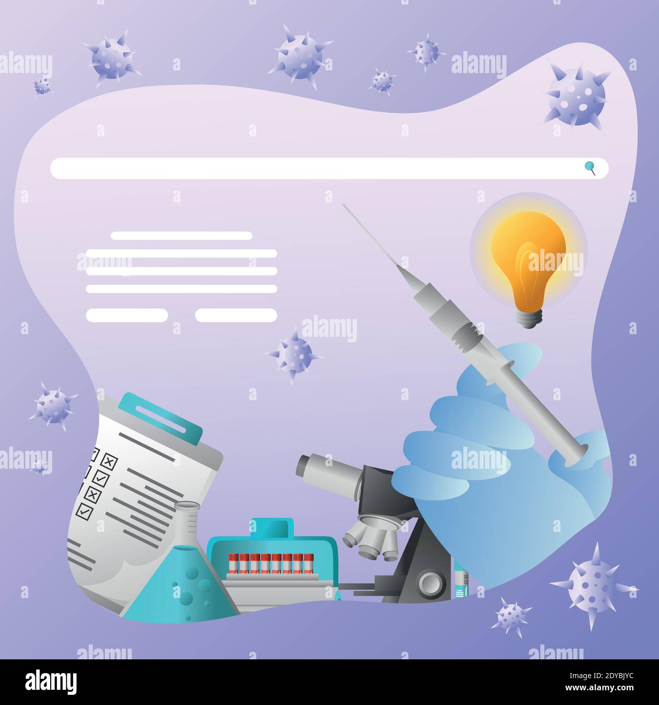 covid 19 virus research and vaccine icon set design of 2019 ncov cov ...