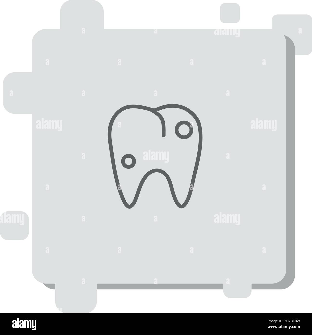 caries vector icon modern simple vector illustration Stock Vector Image ...