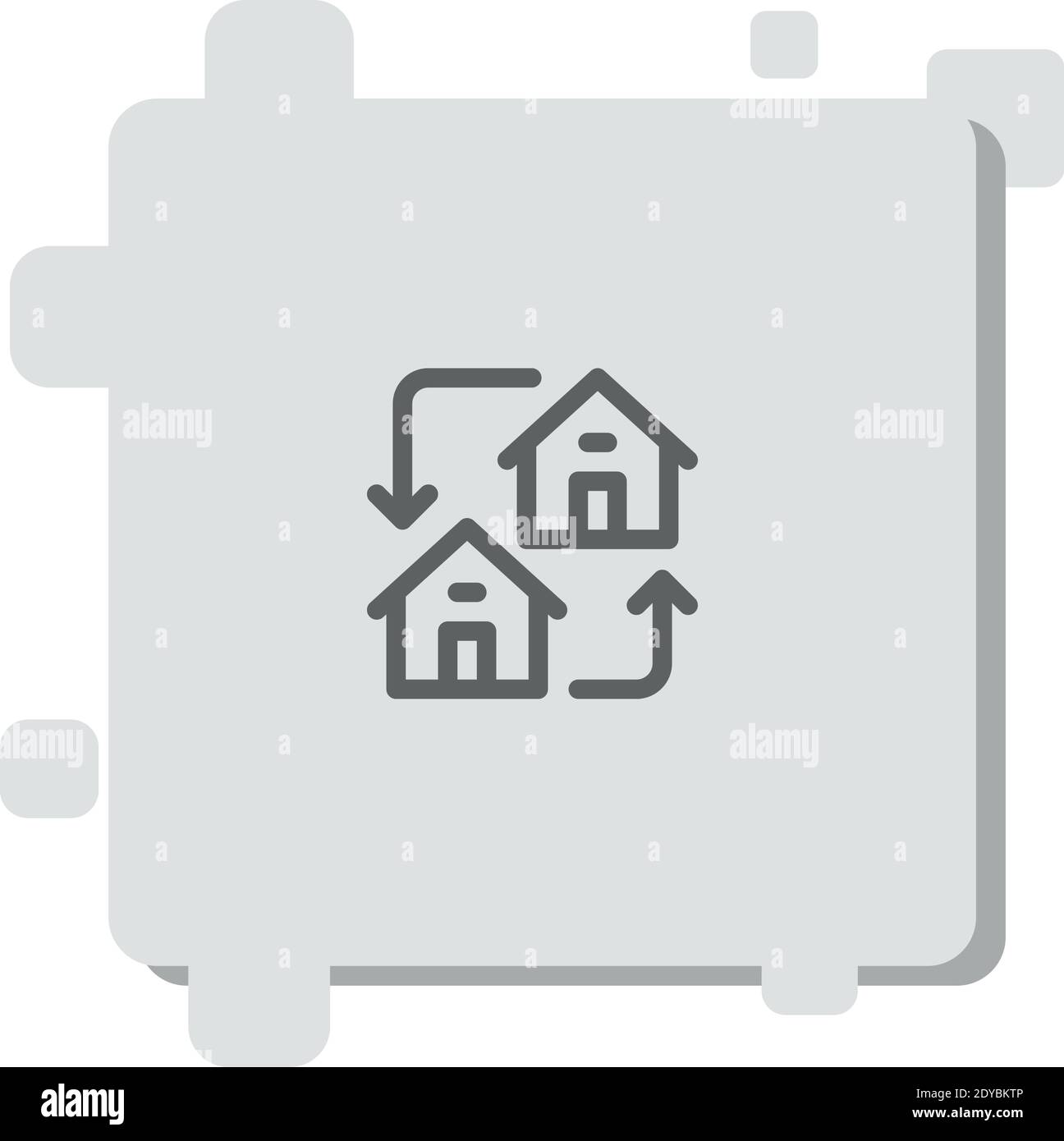 exchange vector icon modern simple vector illustration Stock Vector