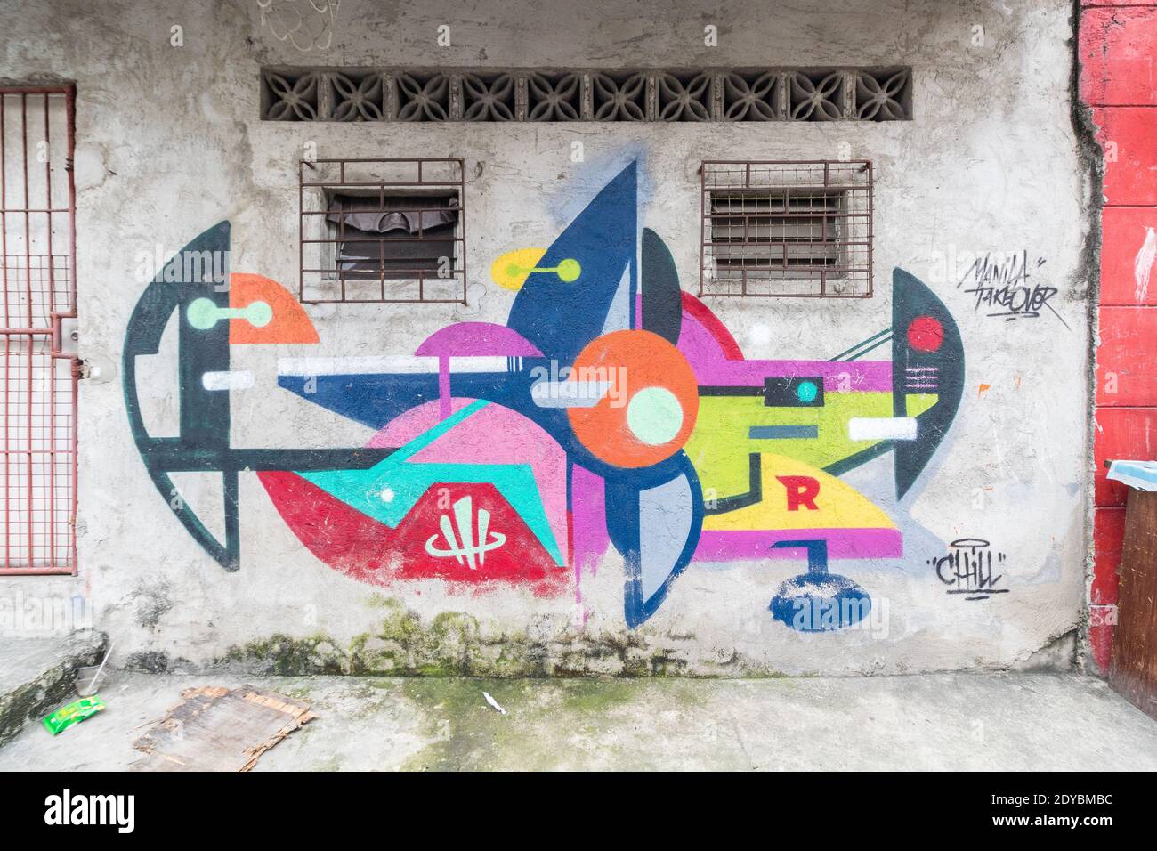 Street art in Metro Manila, Philippines Stock Photo