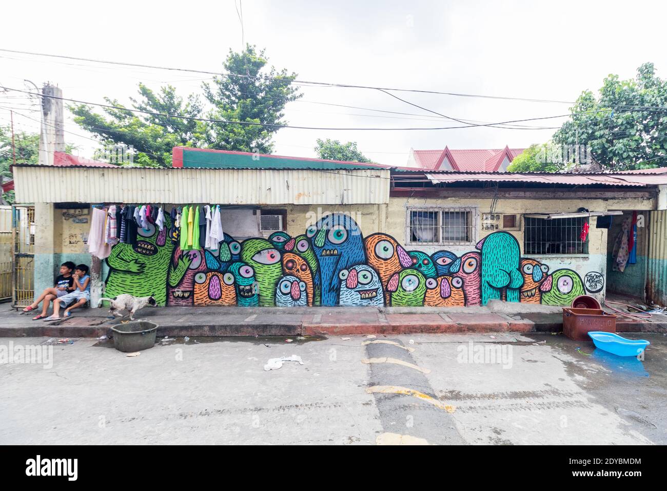 Street art in Metro Manila, Philippines Stock Photo