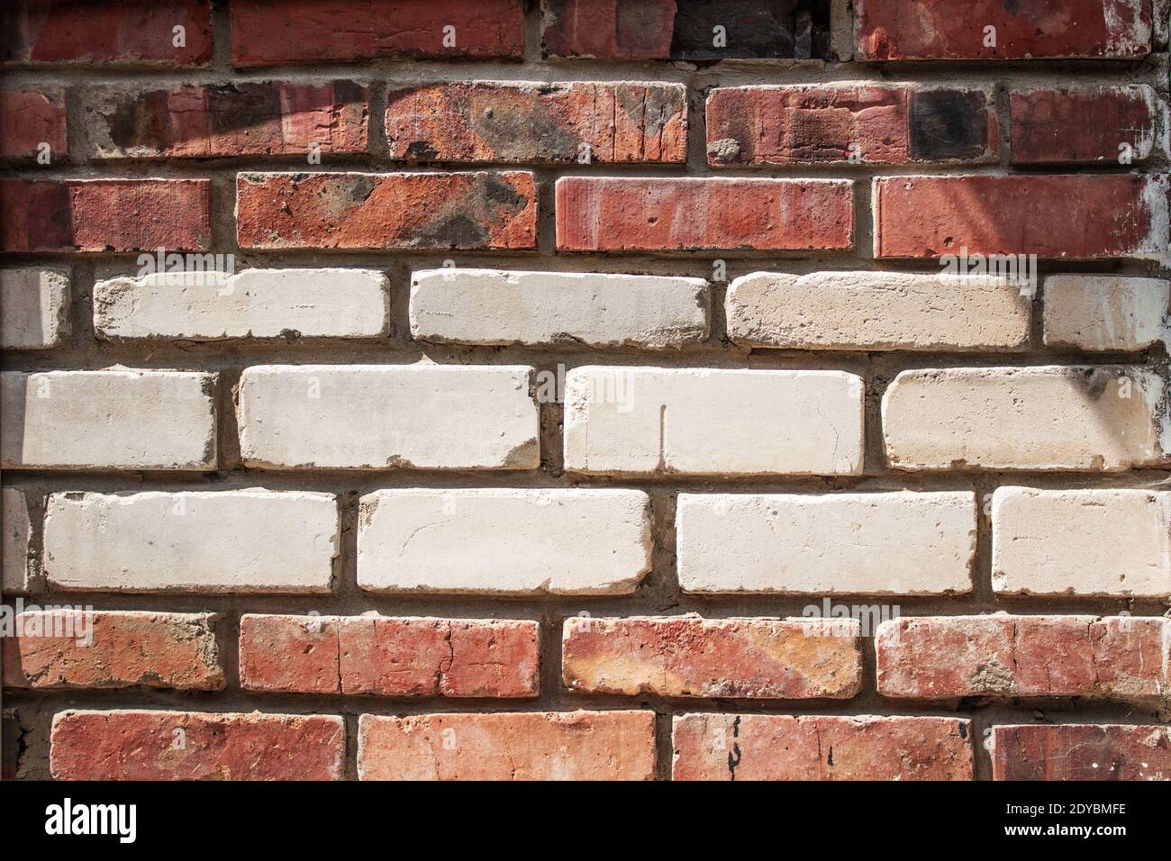Red and white brick wall. High quality photo Stock Photo Alamy