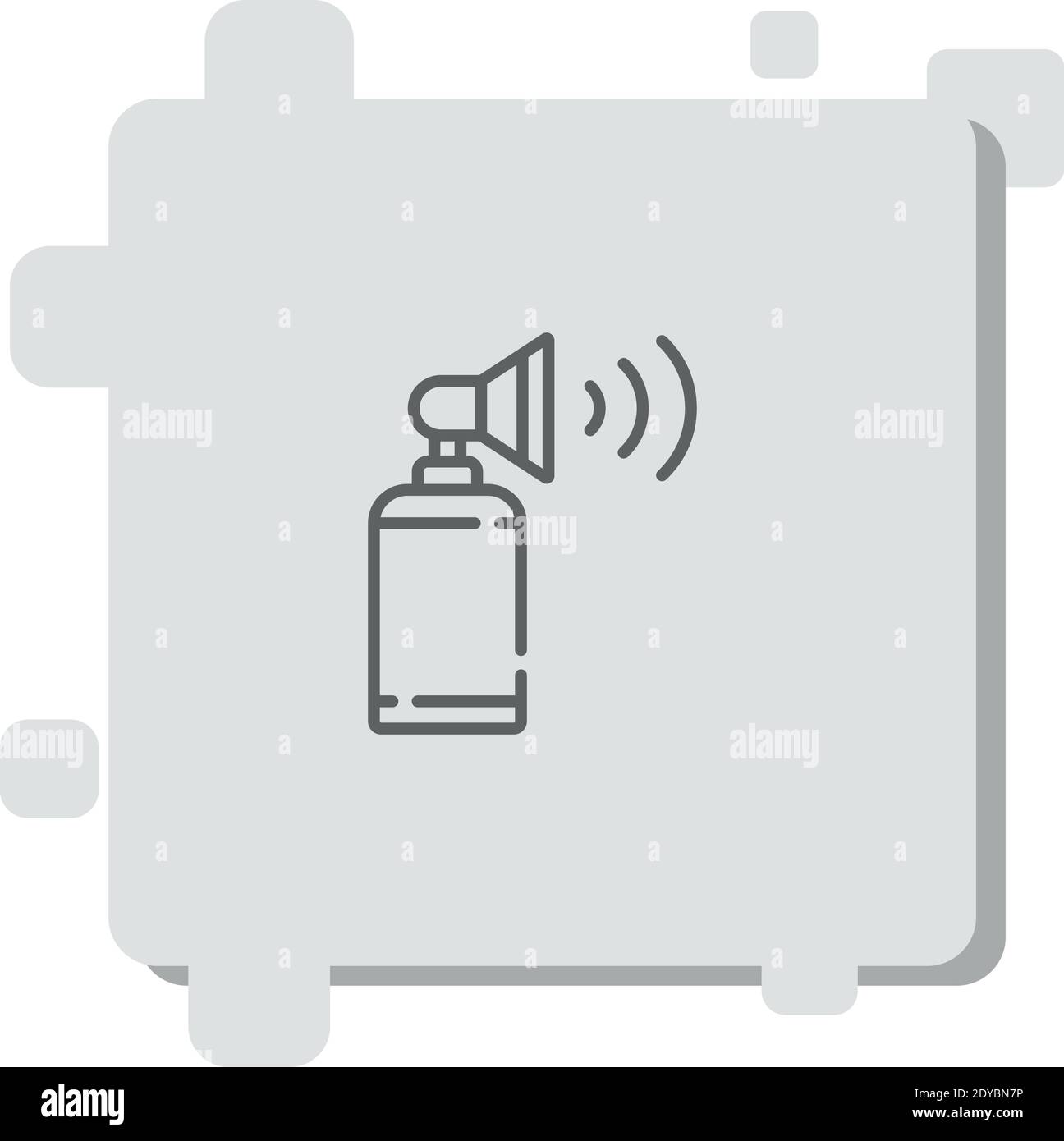 air horn vector icon modern simple vector illustration Stock Vector