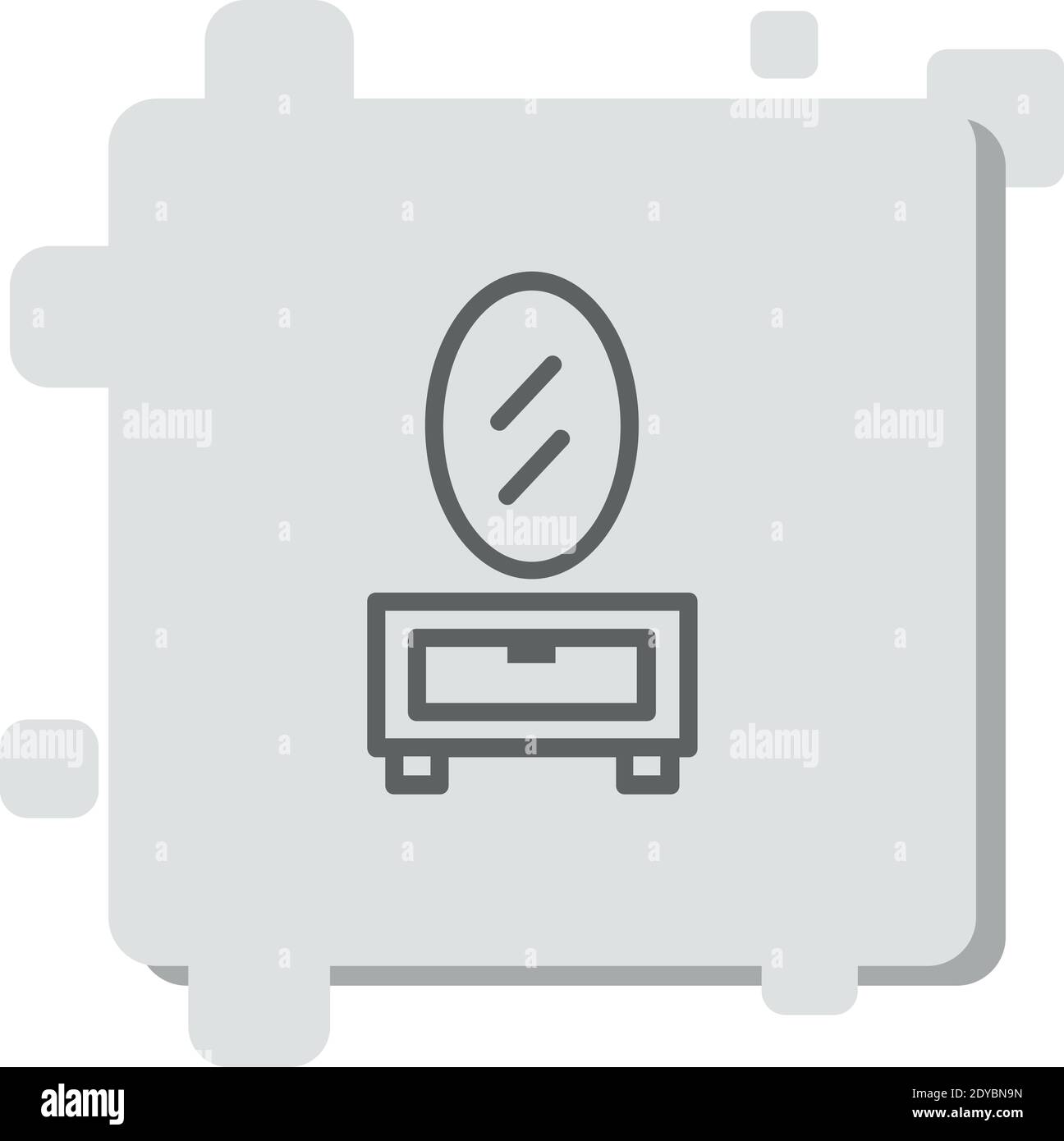 mirror vector icon modern simple vector illustration Stock Vector Image ...