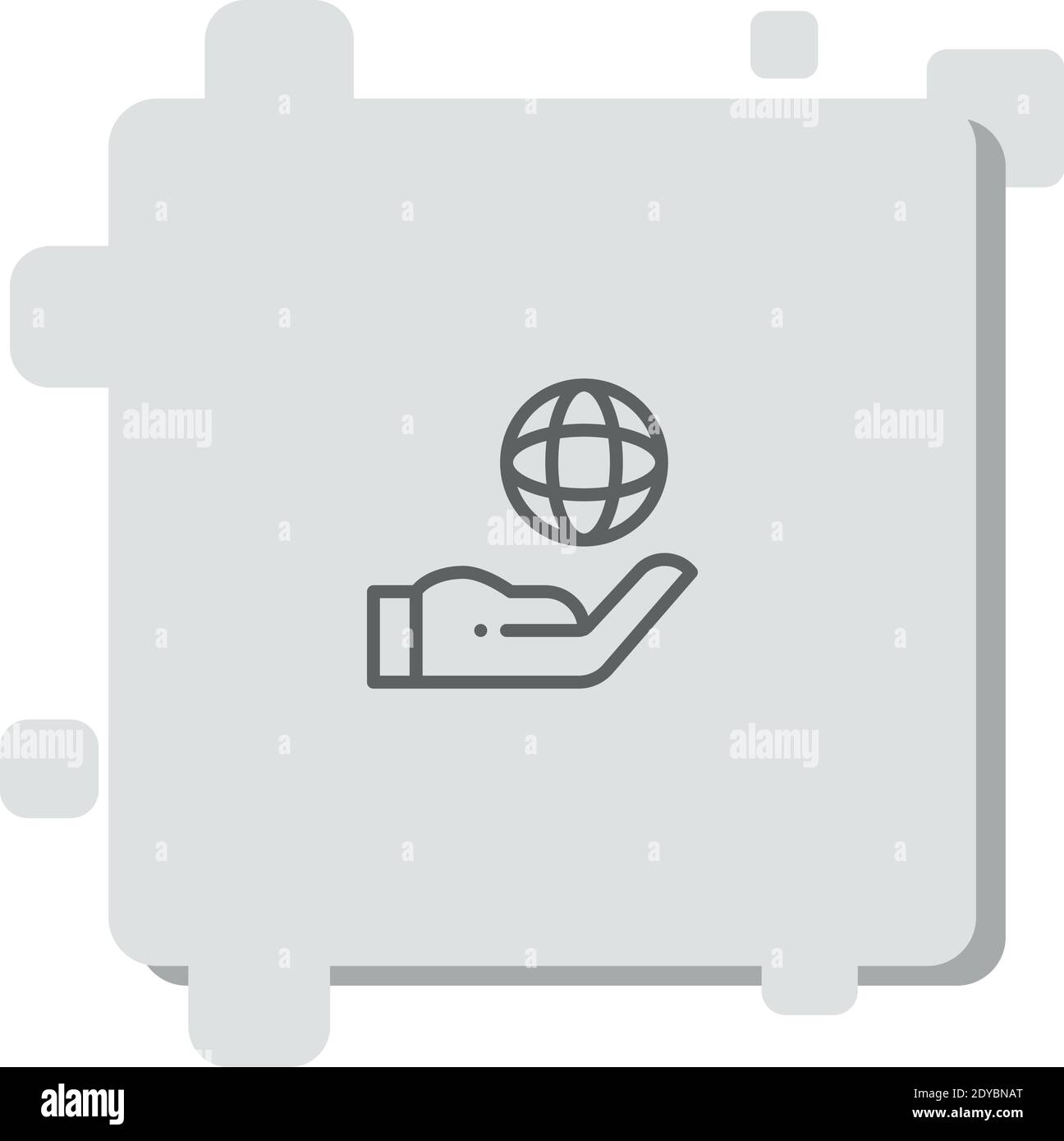 globe grid vector icon modern simple vector illustration Stock Vector ...