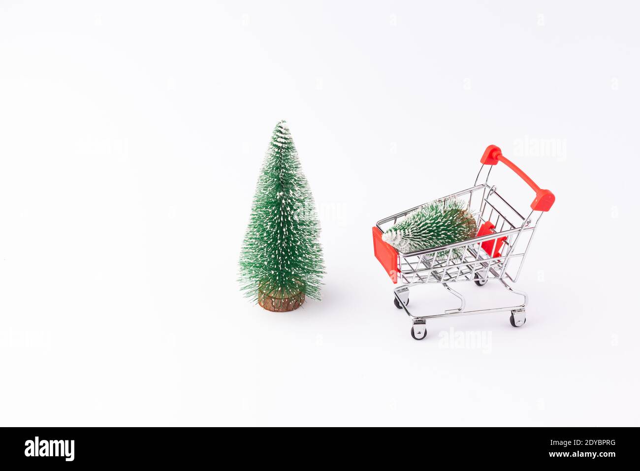 buying Christmas trees Stock Photo Alamy