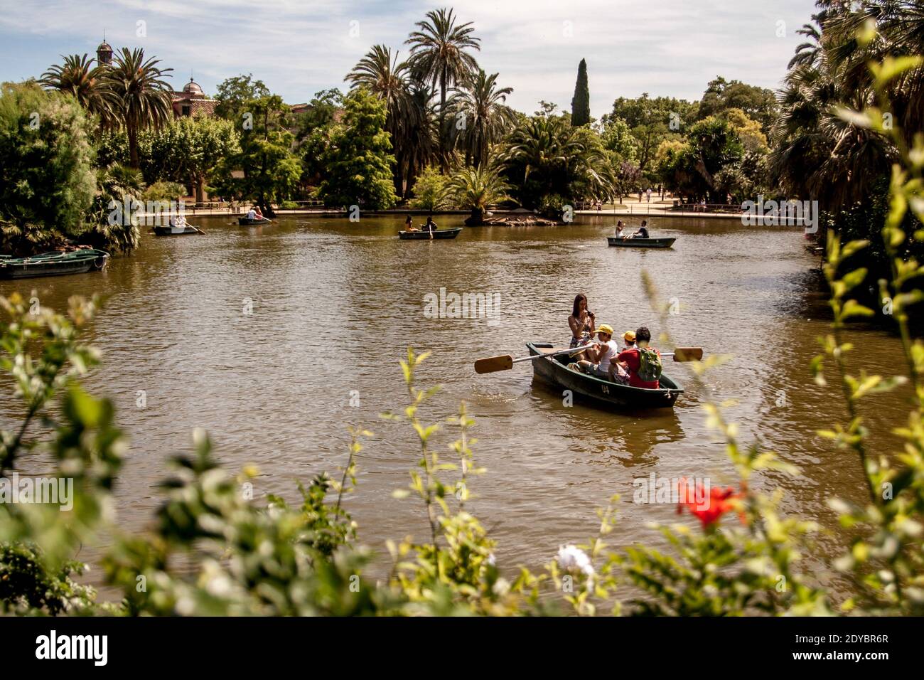 Parc of Barcelona. Parc de Barcelone Stock Photo - Alamy