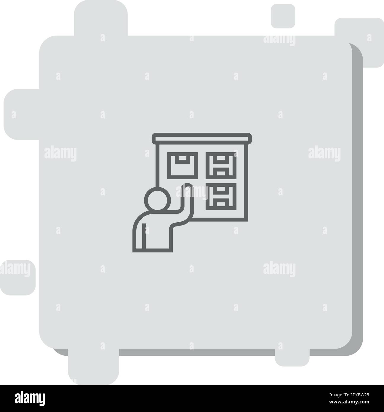 scrum vector icon modern simple vector illustration Stock Vector