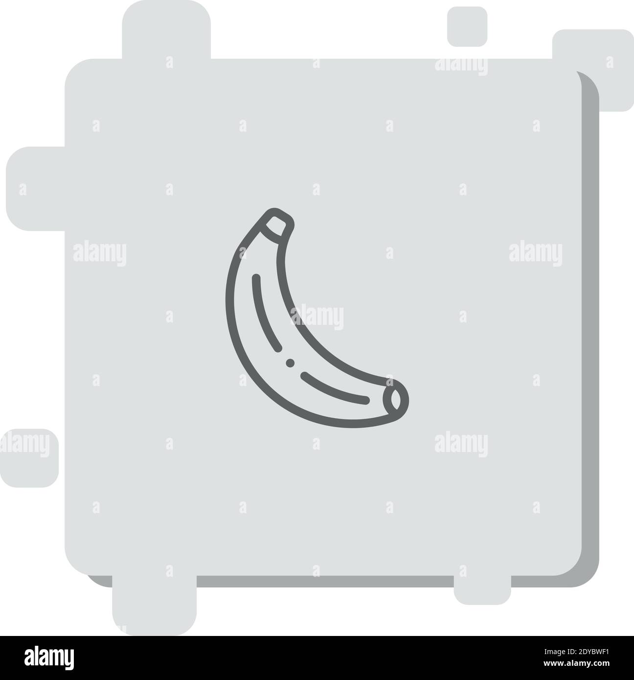 banana vector icon modern simple vector illustration Stock Vector Image ...