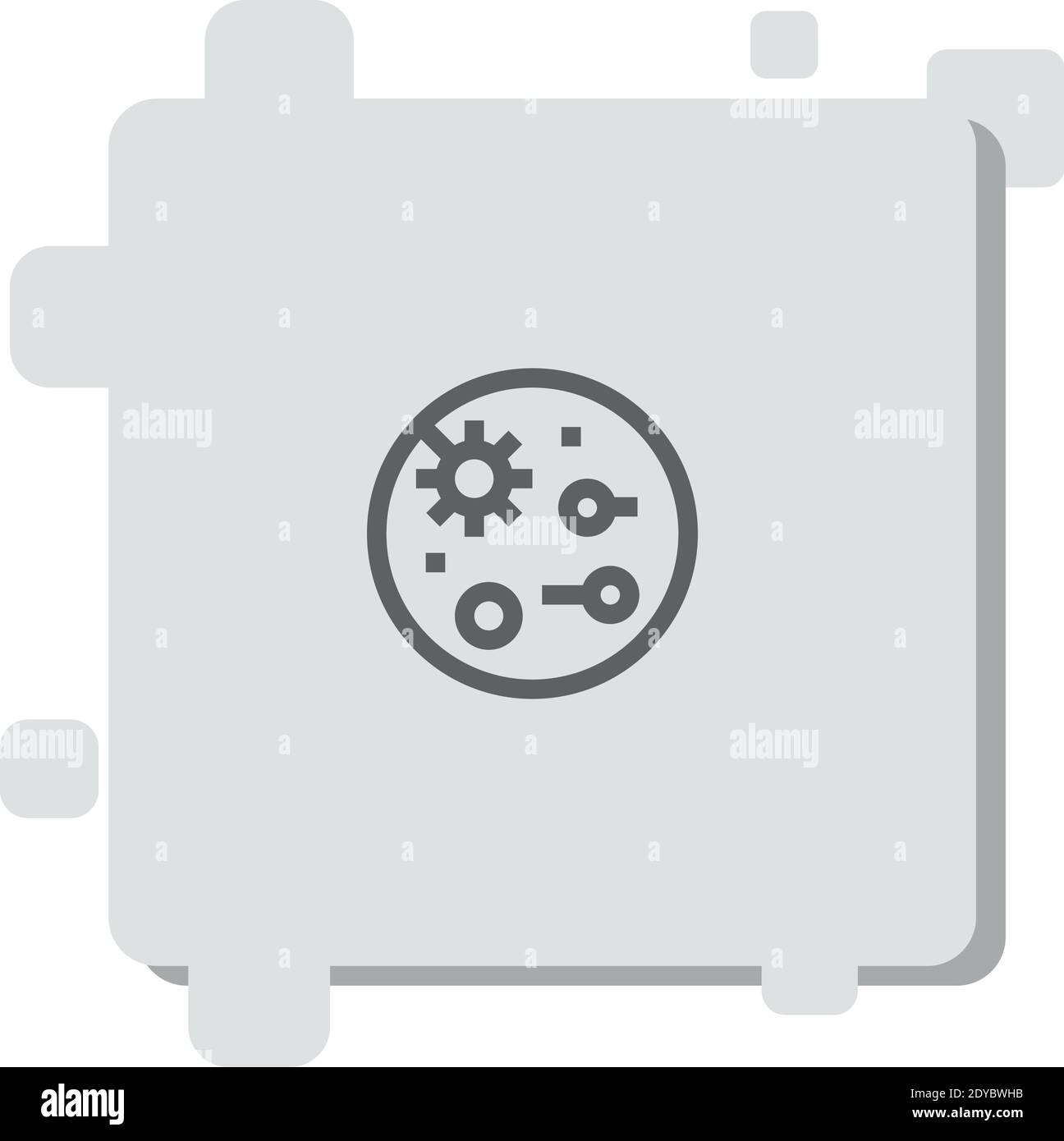 bacteria vector icon modern simple vector illustration Stock Vector ...