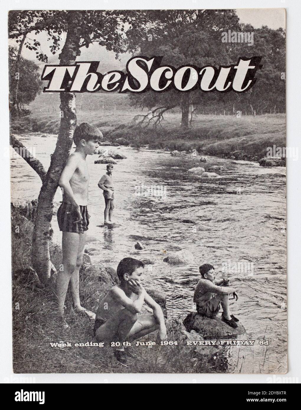 THE SCOUT - 1960s Boy Scouts Magazine Stock Photo