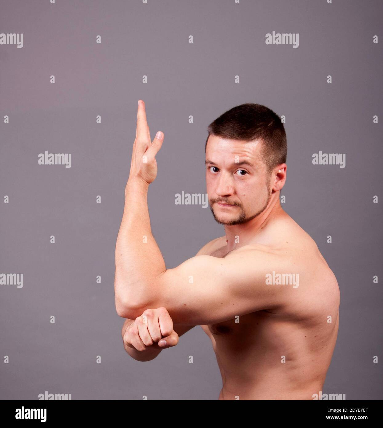 kickboxer training before fight Stock Photo Alamy