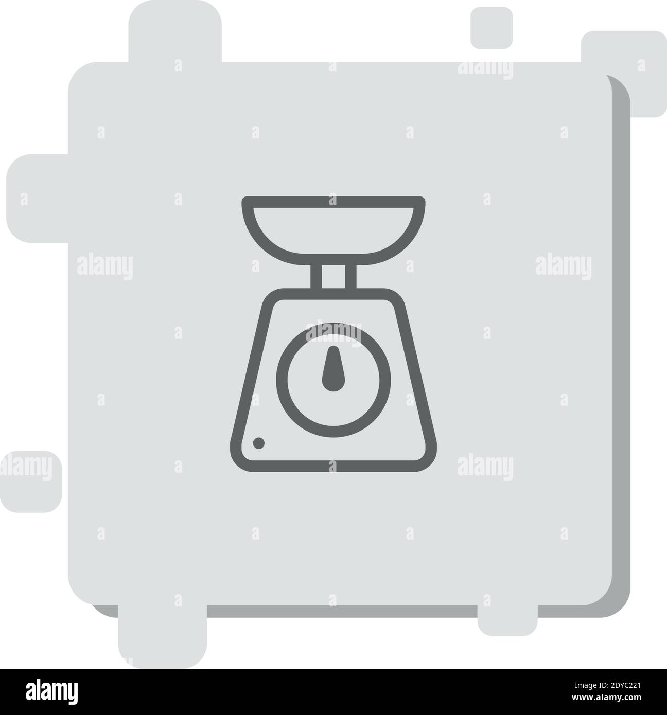 kitchen scale vector icon Stock Vector Image & Art - Alamy