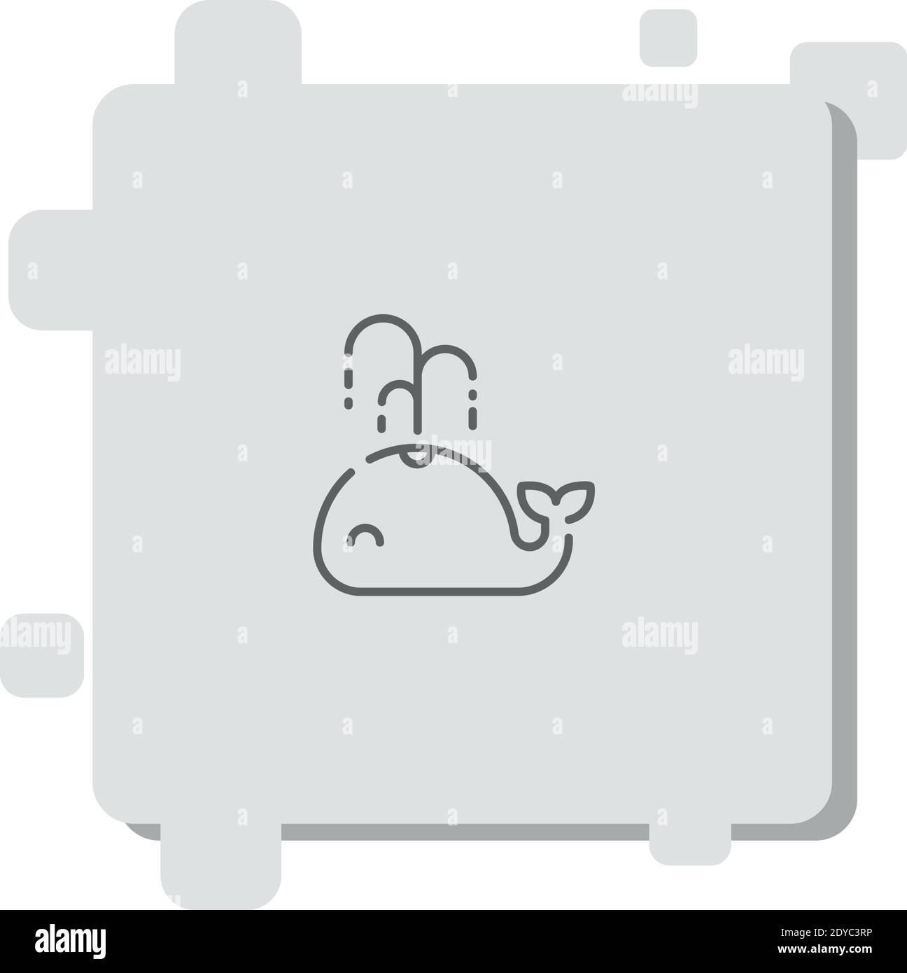 whale vector icon modern simple vector illustration Stock Vector Image ...