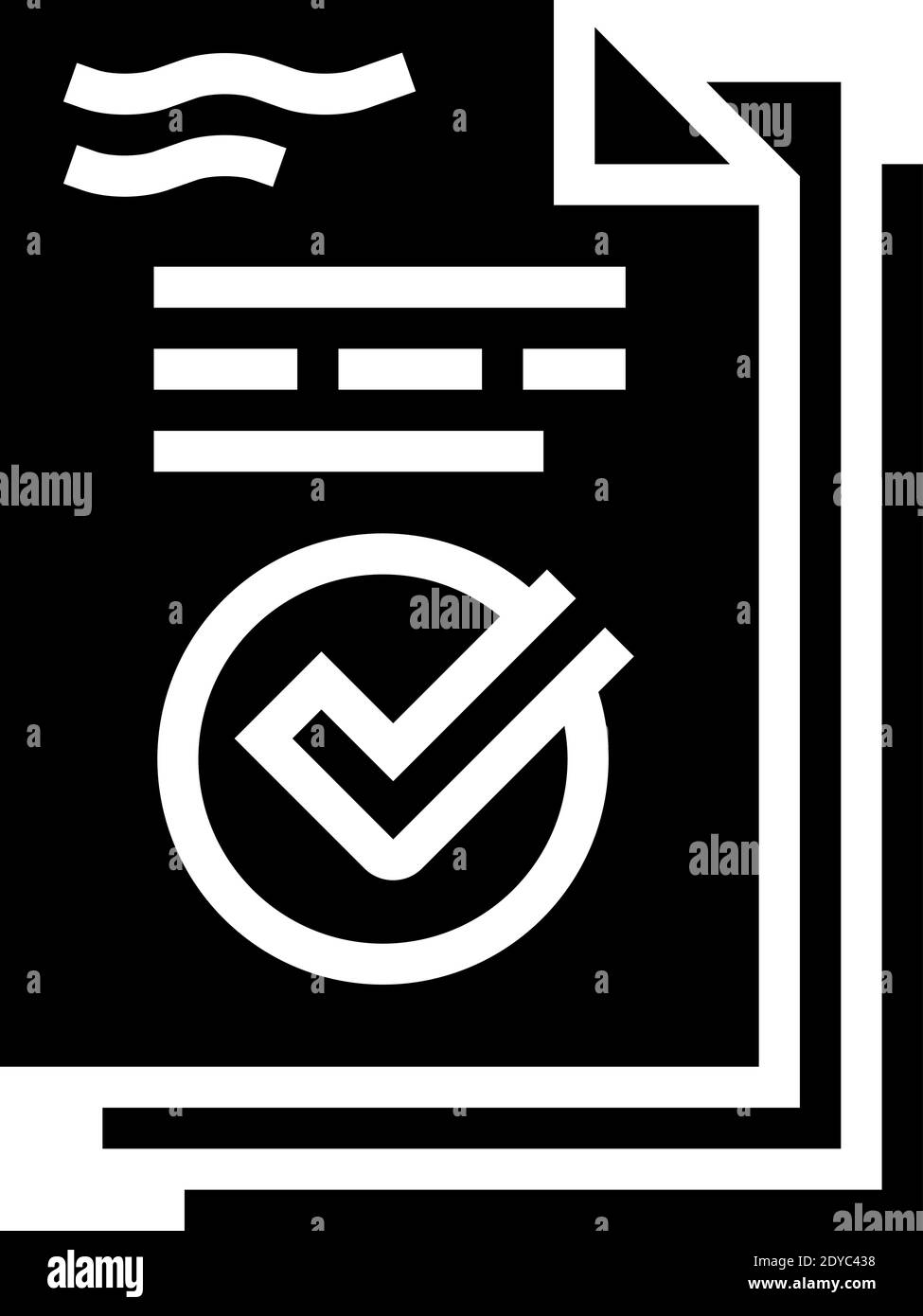 work report glyph icon vector illustration Stock Vector Image & Art - Alamy