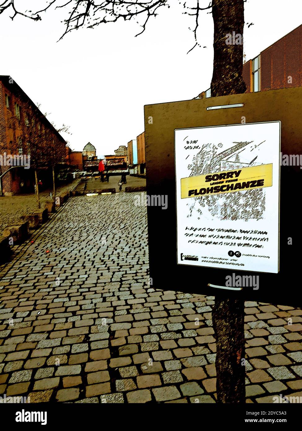 Lockdown, Corona-Pandemie, Flohmarkt Feldstraße, St. Pauli, Hamburg, Deutschland Stock Photo