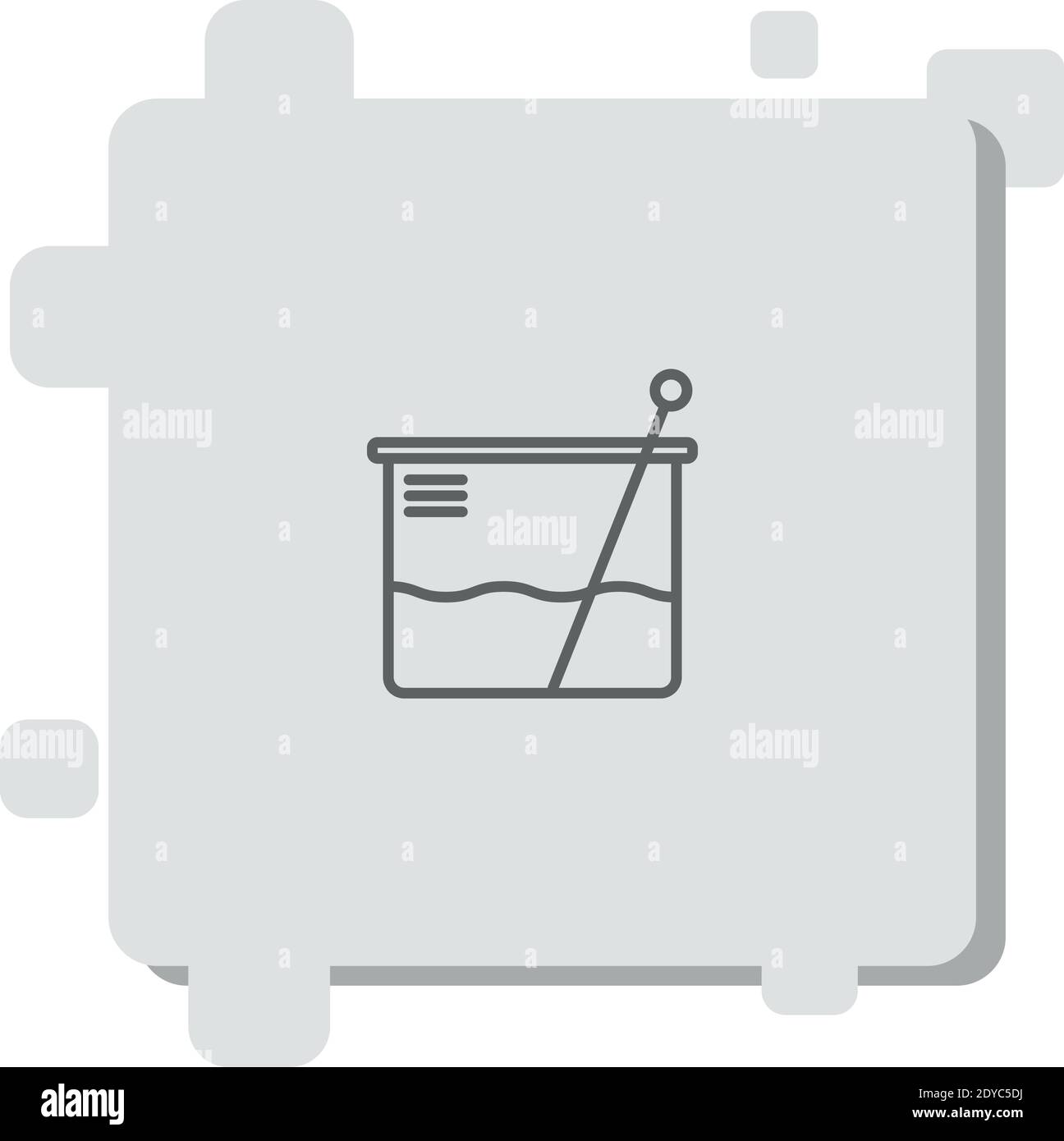 beaker vector icon modern simple vector illustration Stock Vector Image ...