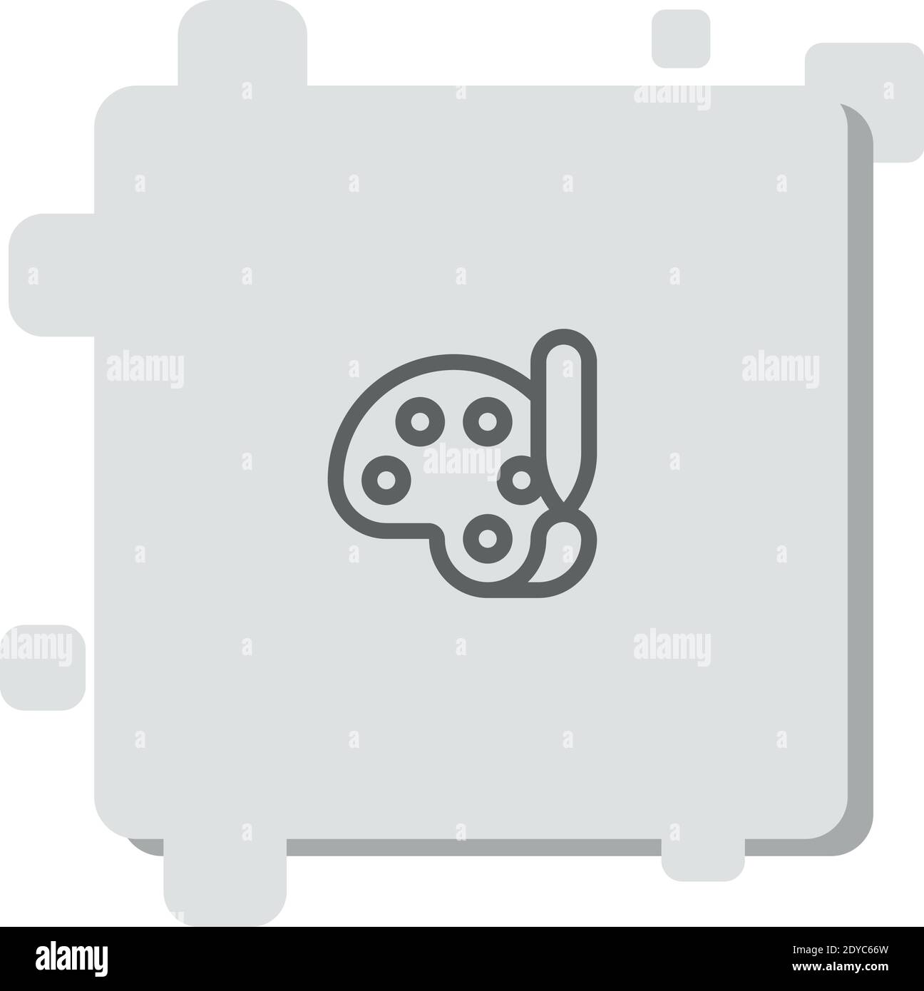 painting vector icon modern simple vector illustration Stock Vector