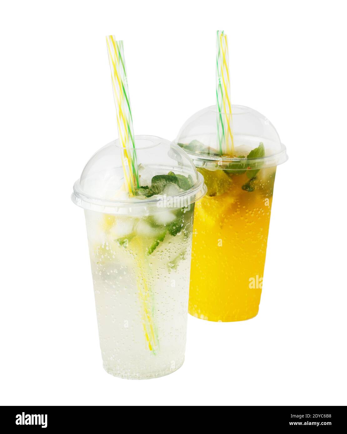 https://c8.alamy.com/comp/2DYC6B8/cooling-lemonade-drink-in-plastic-cup-glass-with-mint-and-sparkling-water-isolated-on-white-background-2DYC6B8.jpg