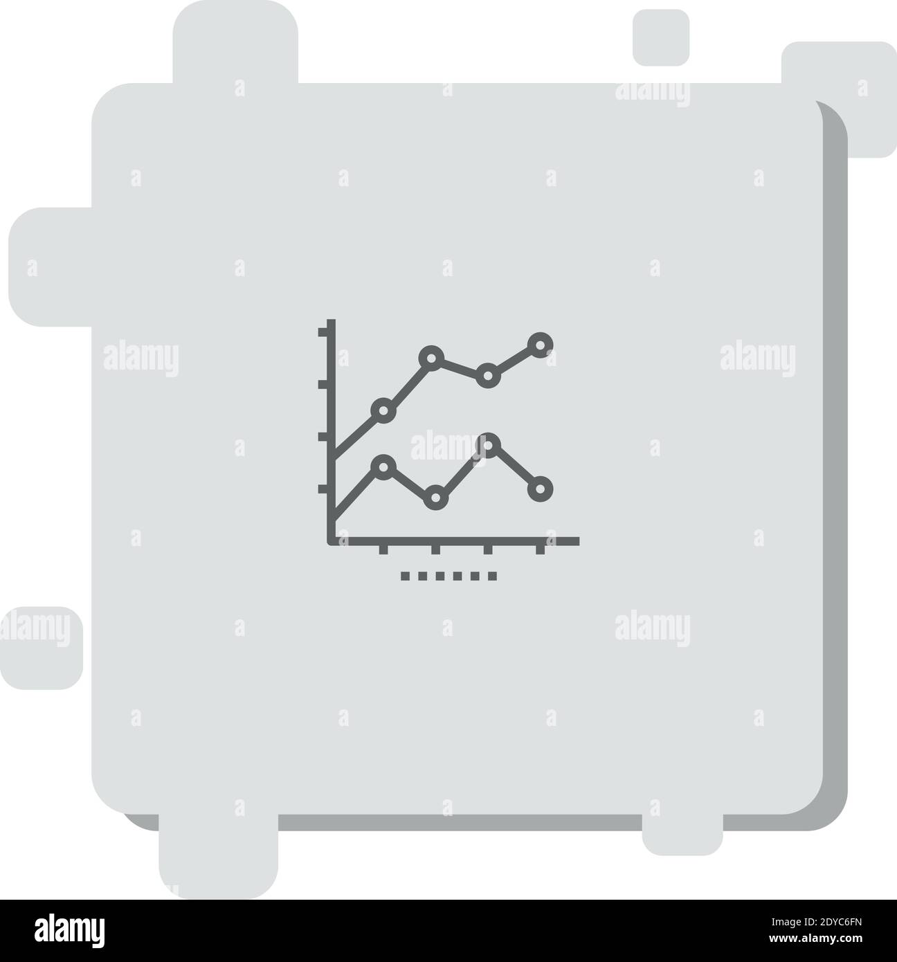 charts vector icon modern simple vector illustration Stock Vector Image ...