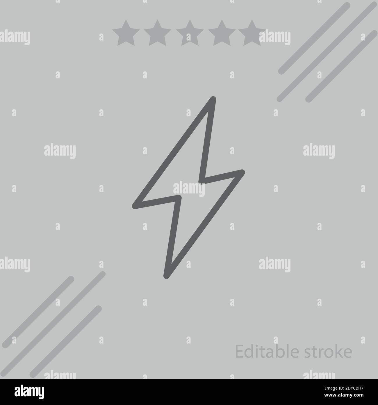 flash lightning bolt vector icon modern simple vector illustration ...