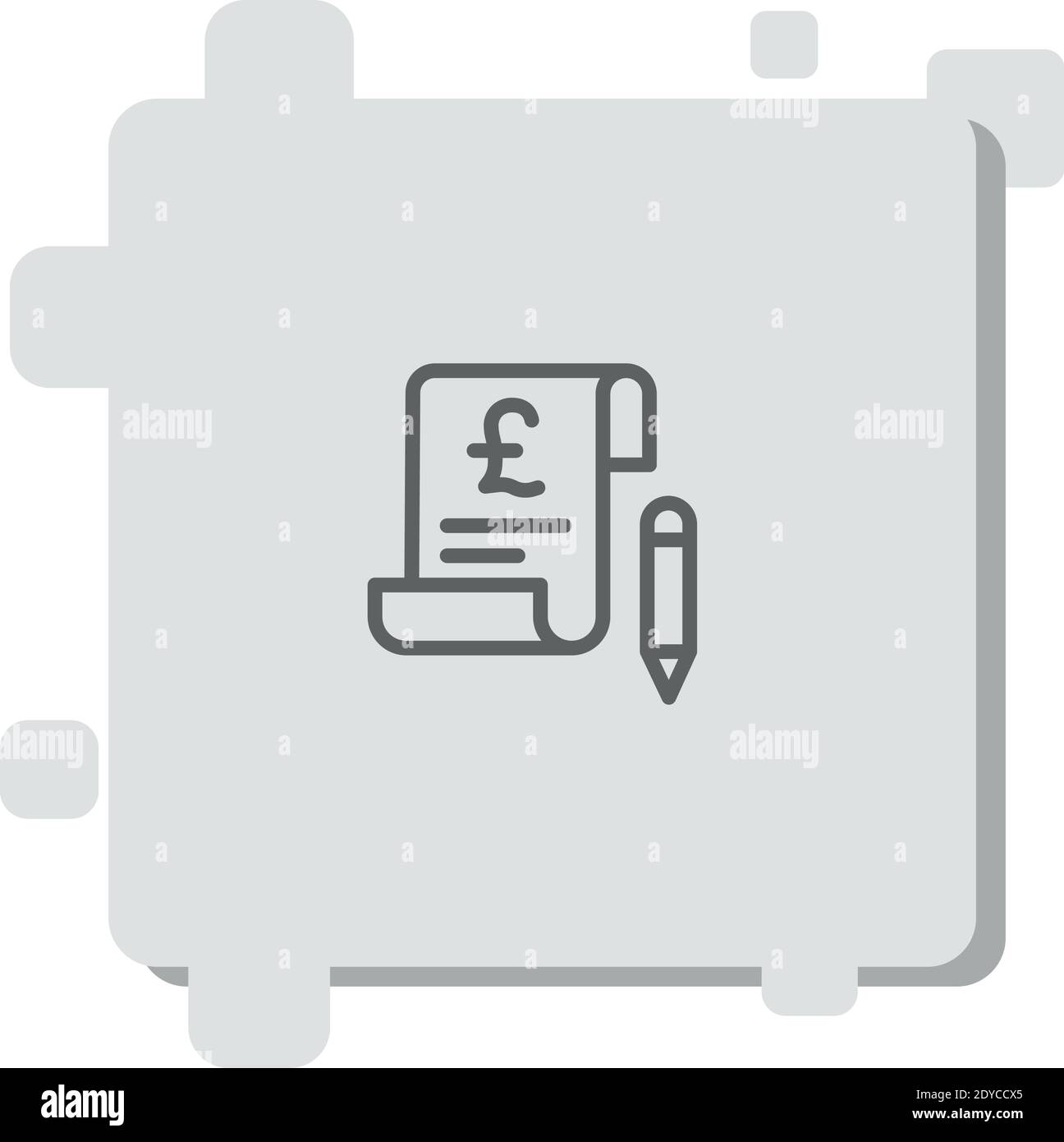 invoice vector icon modern simple vector illustration Stock Vector ...