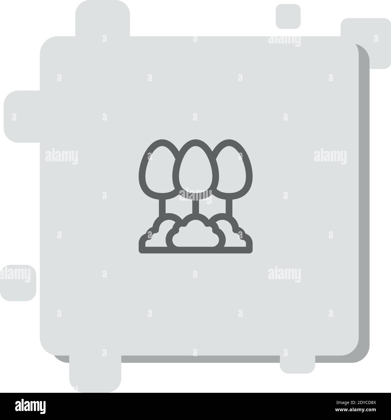 forest vector icon modern simple vector illustration Stock Vector Image ...