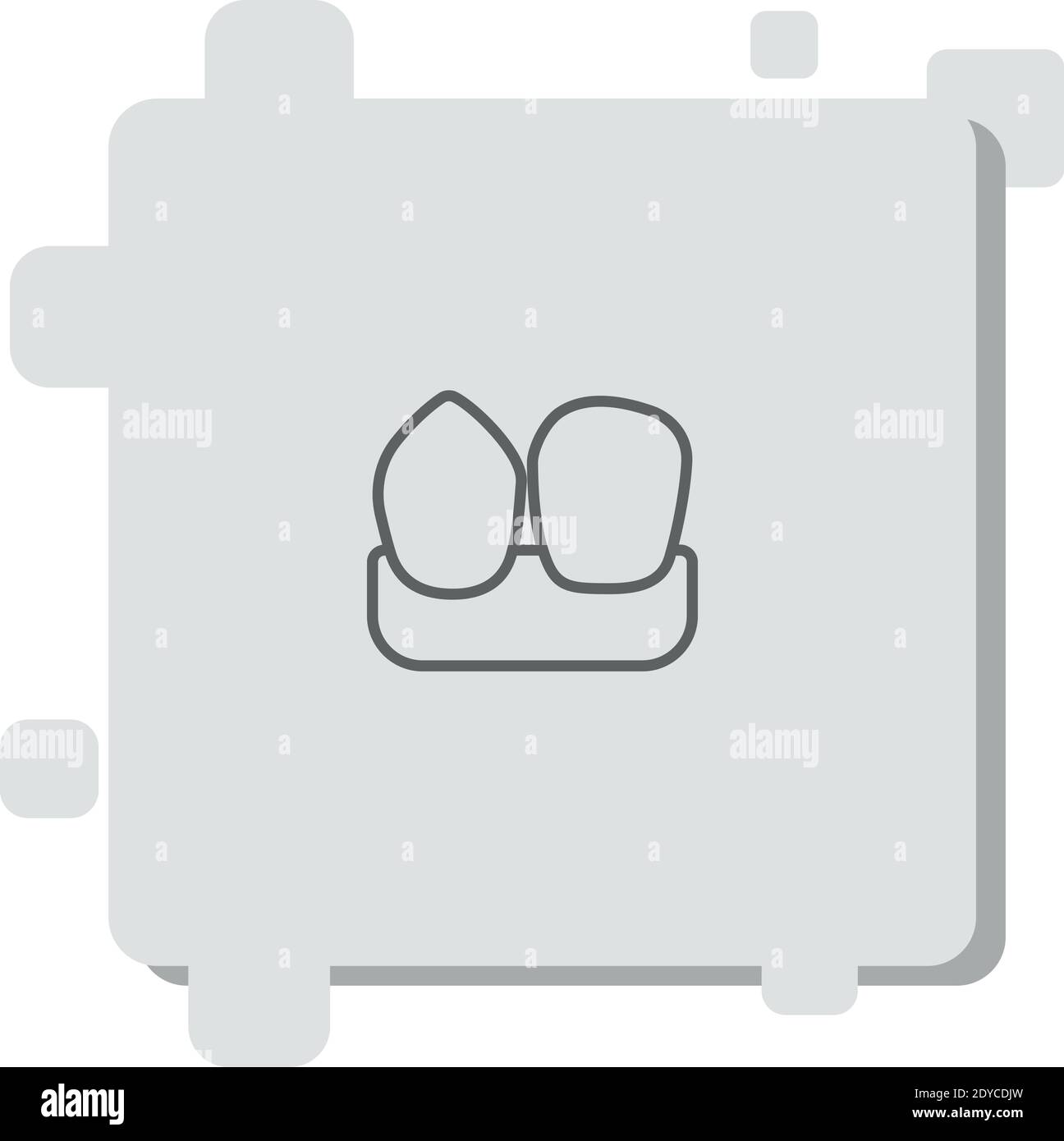 teeth vector icon modern simple vector illustration Stock Vector Image ...