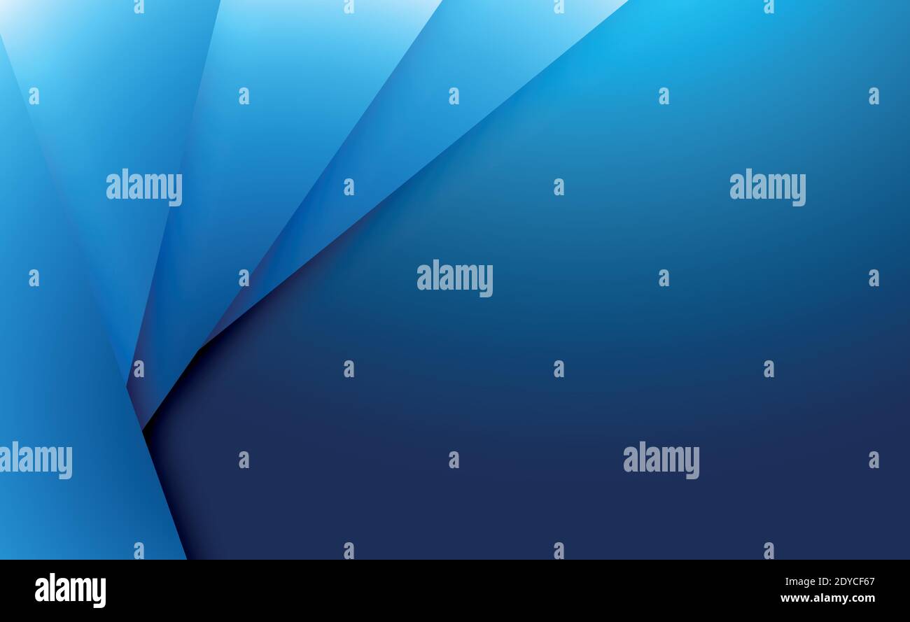 Abstraction background different rectangles blue with white - illustration Stock Vector
