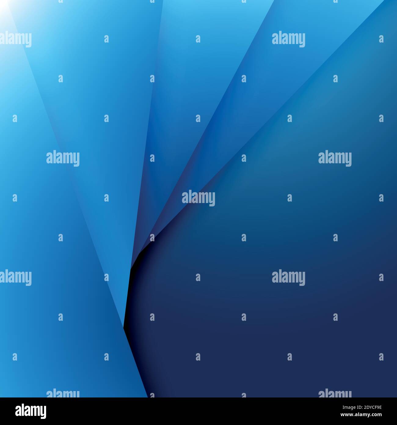 Abstraction background different rectangles blue with white - illustration Stock Vector