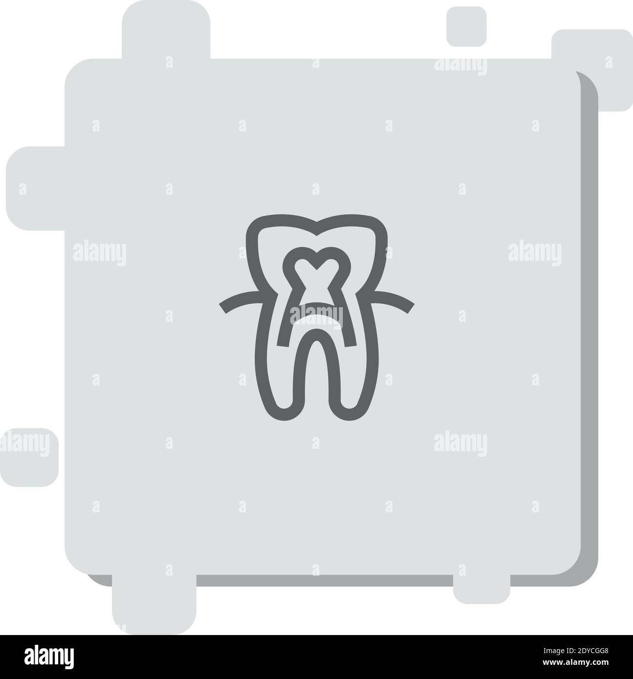 tooth vector icon modern simple vector illustration Stock Vector Image ...
