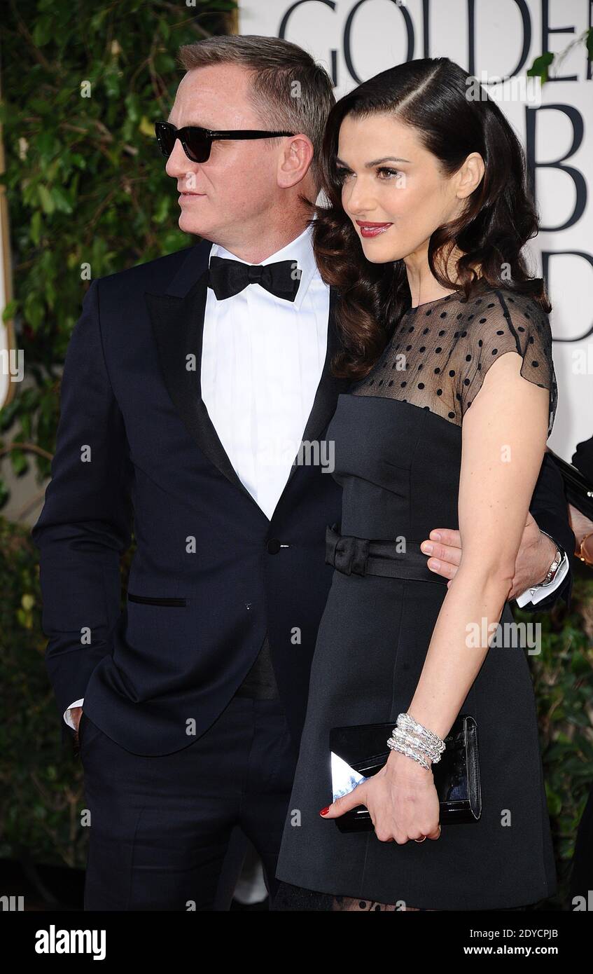 Daniel Craig and Rachel Weisz arriving for the 70th Annual Golden Globe ...