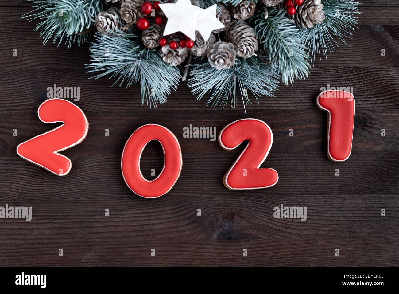 Numbers 2021 on dark hi-res stock photography and images - Alamy