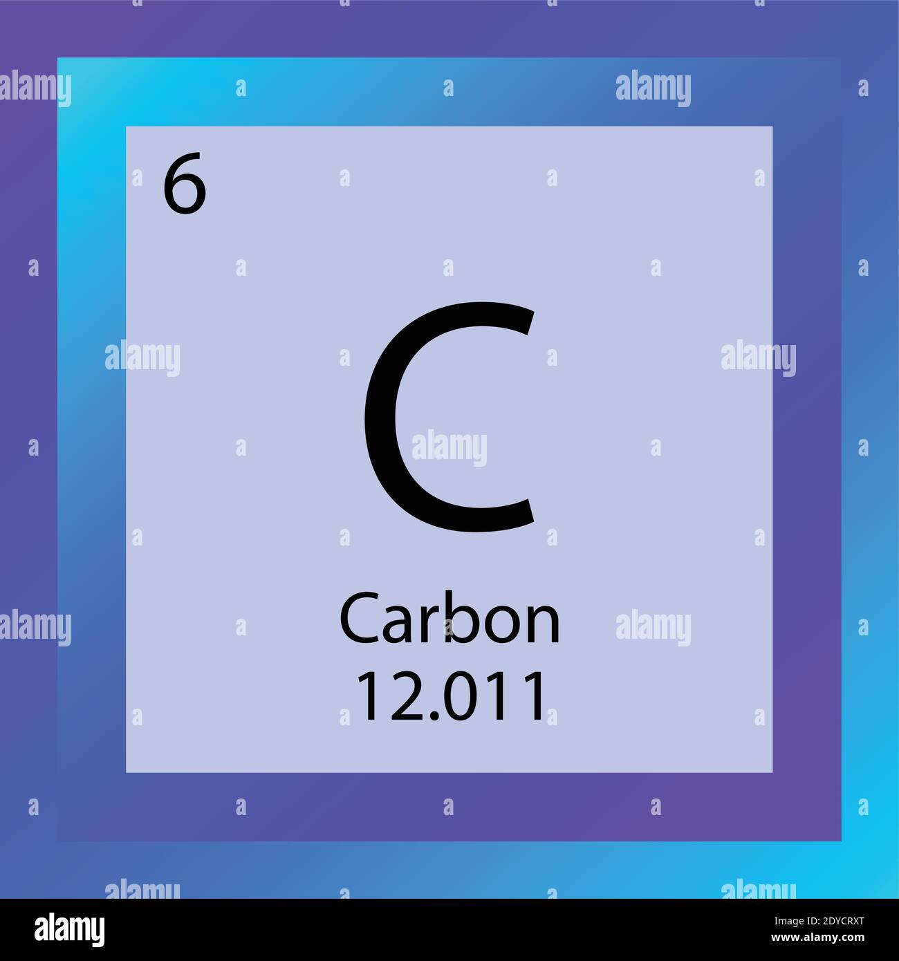 C Carbon Chemical Element Periodic Table. Single element vector  illustration, Non metals element icon with molar mass and atomic number  Stock Vector Image & Art - Alamy