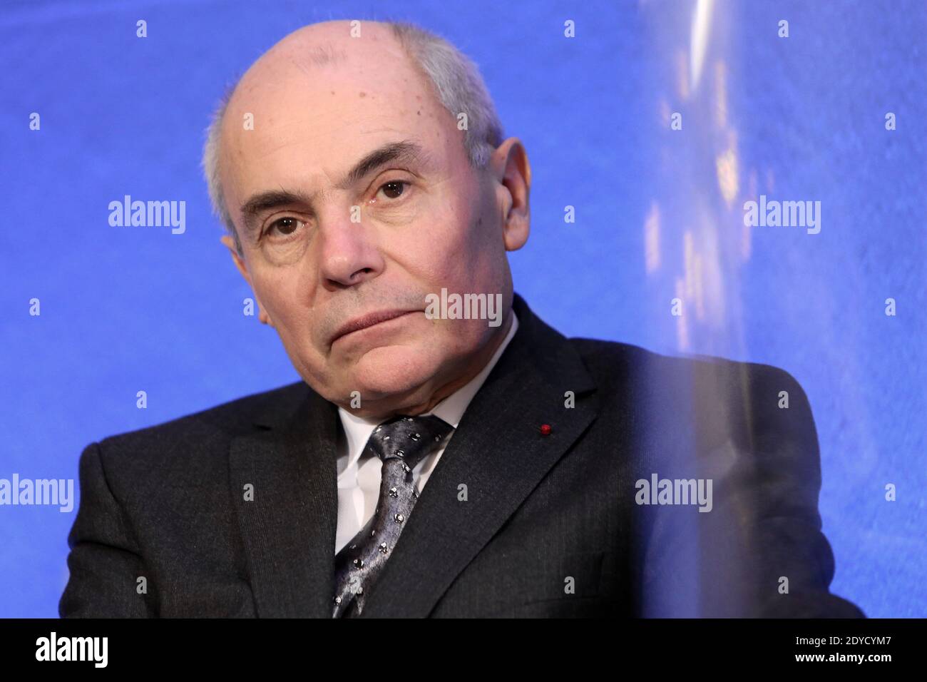 Thierry Lataste, chief of staff of French Interior minister attends the presentation of the report of the past year and the prospects of the security policy for the upcoming year, in Paris, France on January 18, 2013 Photo by Stephane Lemouton/ABACAPRESS.COM. Stock Photo