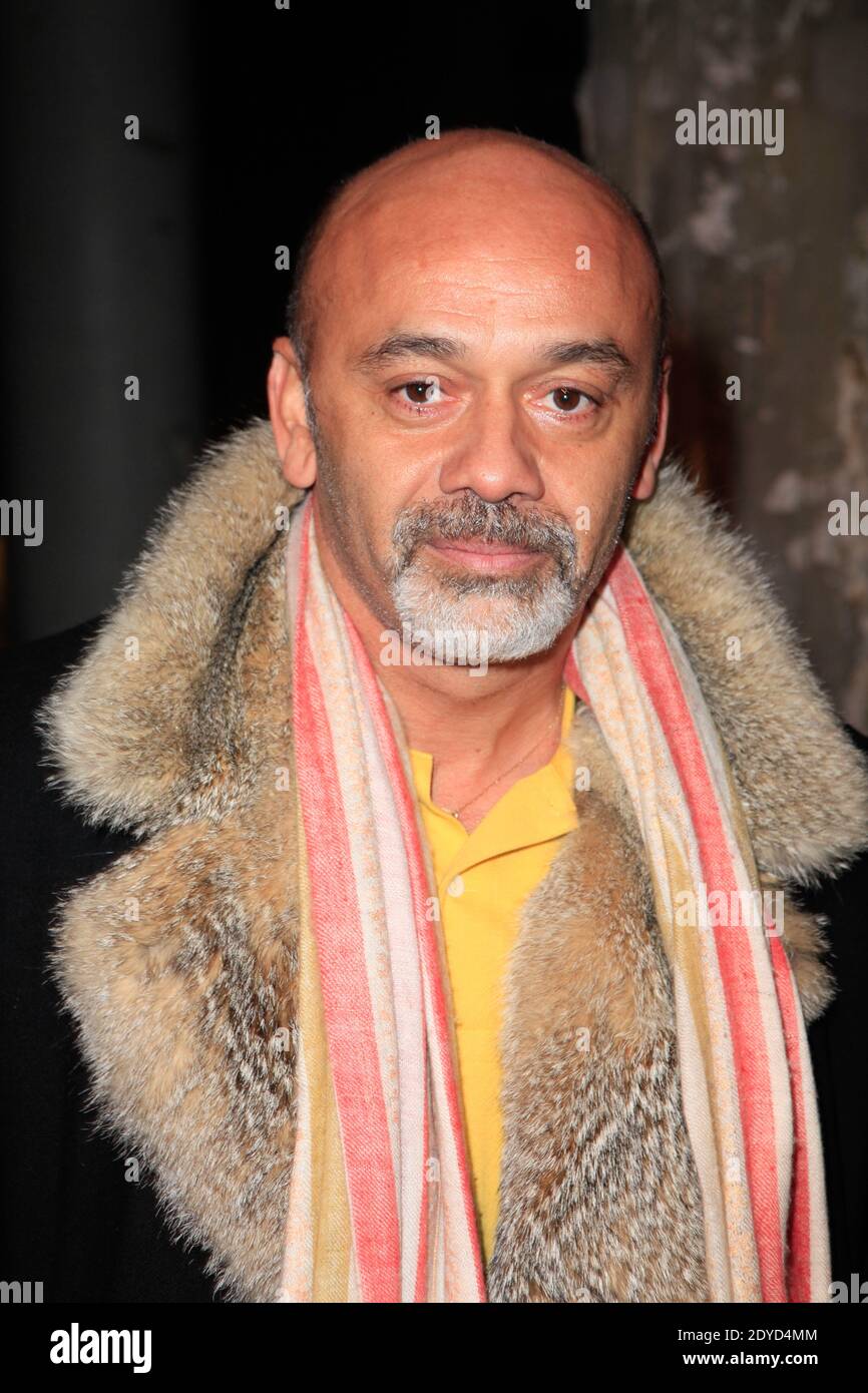 Christian Louboutin at the Haute-Couture Spring-Summer 2013 Alexandre  Vauthier collection show in Paris, France, on January 22, 2013. Photo by  Jerome Domine/ABACAPRESS.COM Stock Photo - Alamy