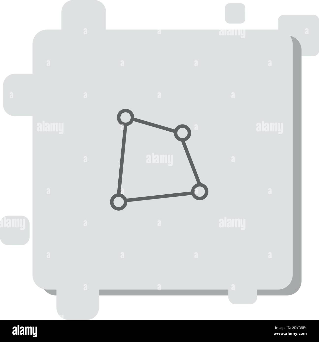 distort vector icon modern simple vector illustration Stock Vector