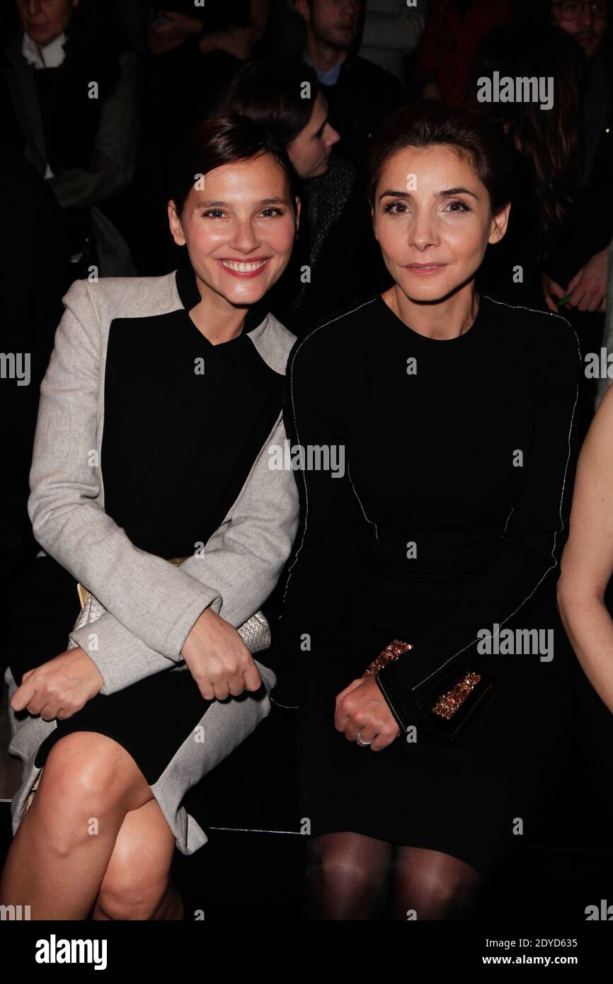 Virginie Ledoyen and Clotilde Courau attending the Elie Saab Haute