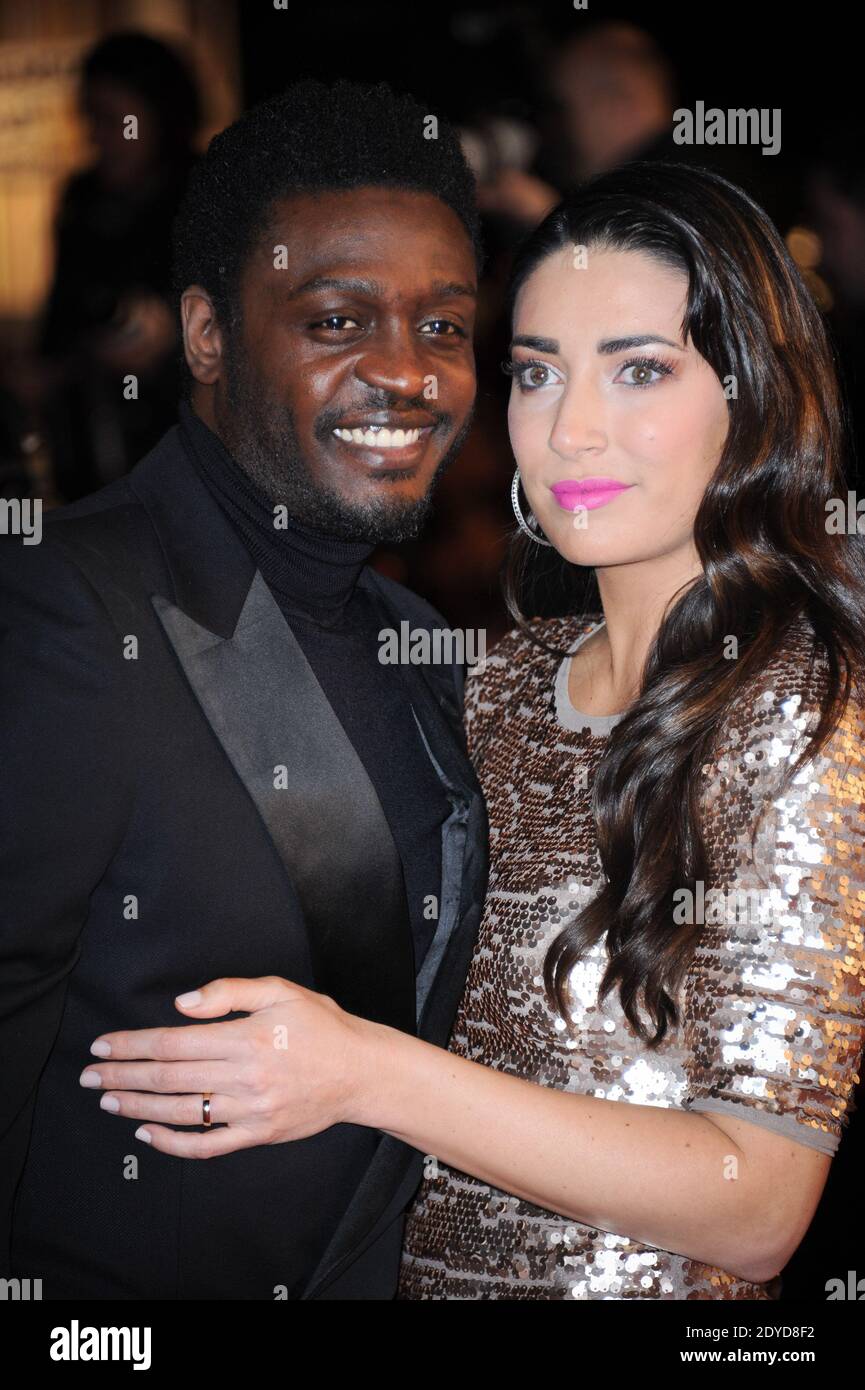 Corneille and his wife arriving to the 2013 NRJ Music Awards ceremony