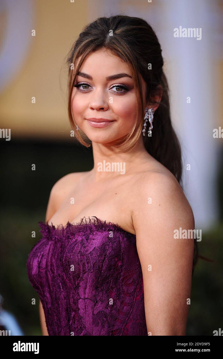 Sarah Hyland arrives at the 19th Annual Screen Actors Guild (SAG) Awards at the Shrine Exposition Center in Los Angeles, CA, USA on January 27, 2013. Photo by Lionel Hahn/ABACAPRESS.COM Stock Photo