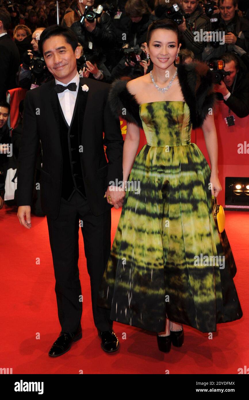 Tony Leung Chiu Wai and Zhang Ziyi attending the opening ceremony of the 63rd Berlinale, Berlin International Film Festival in Berlin, Germany, on February 07, 2013. Photo by Aurore Marechal/ABACAPRESS.COM Stock Photo