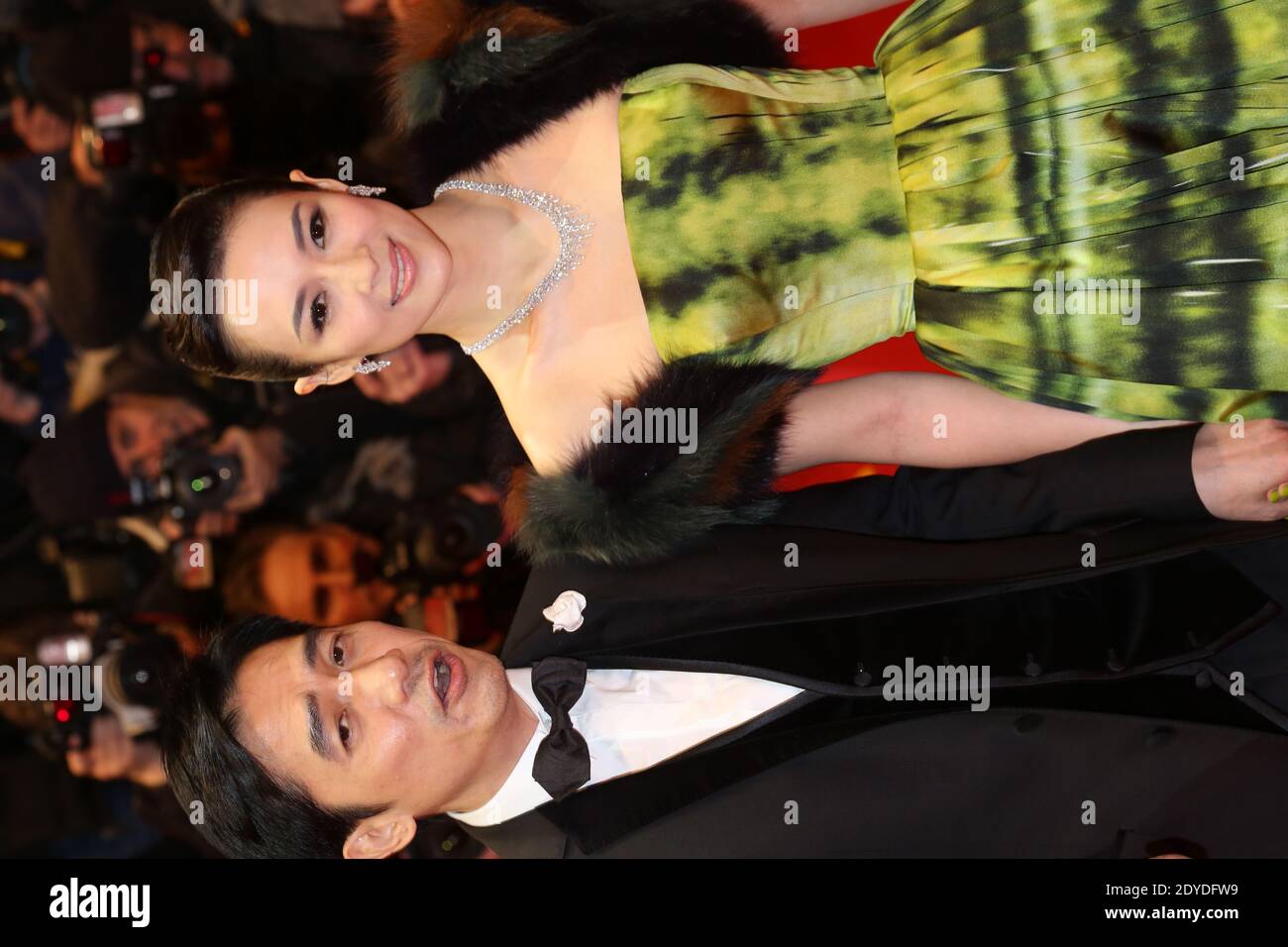 Tony Leung Chiu Wai and Zhang Ziyi attending the opening ceremony of the 63rd Berlinale, Berlin International Film Festival in Berlin, Germany, on February 7, 2013. Photo by Olivier Vigerie/ABACAPRESS.COM Stock Photo