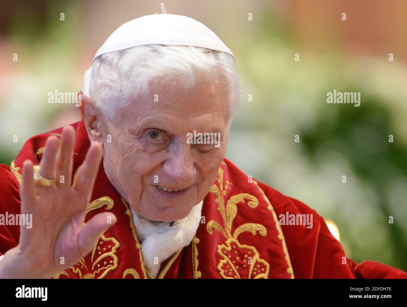 Pope Benedict XVI attends a ceremony to mark the 900th birthday of the ...