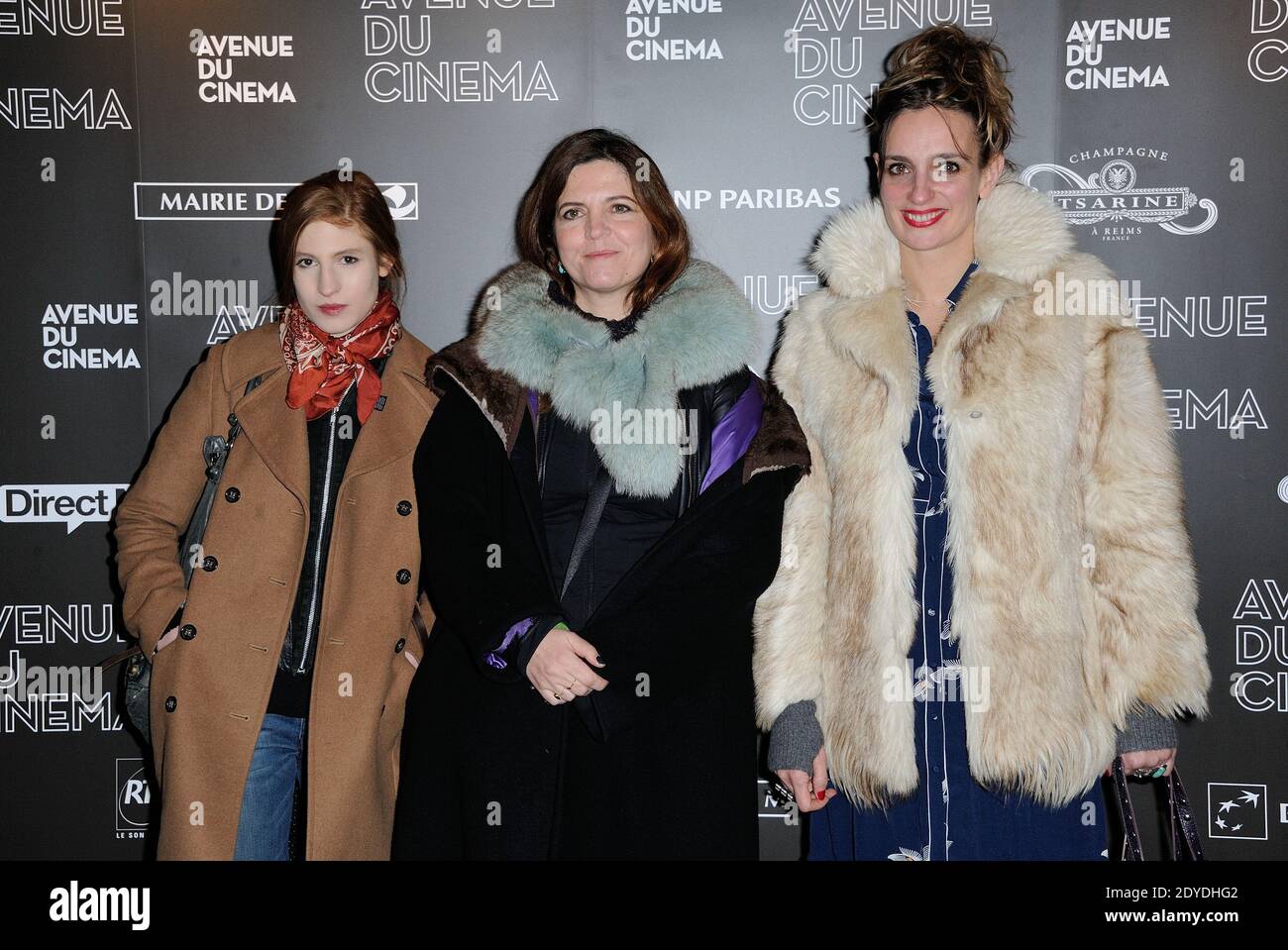 Agathe Bonitzer, Agnes Jaoui and Valerie Crouzet attending 'Au Bout du  Conte' Paris Premiere as part of Avenue Du Cinema Festival at Cinema UGC  George V in Paris, France on February 9,