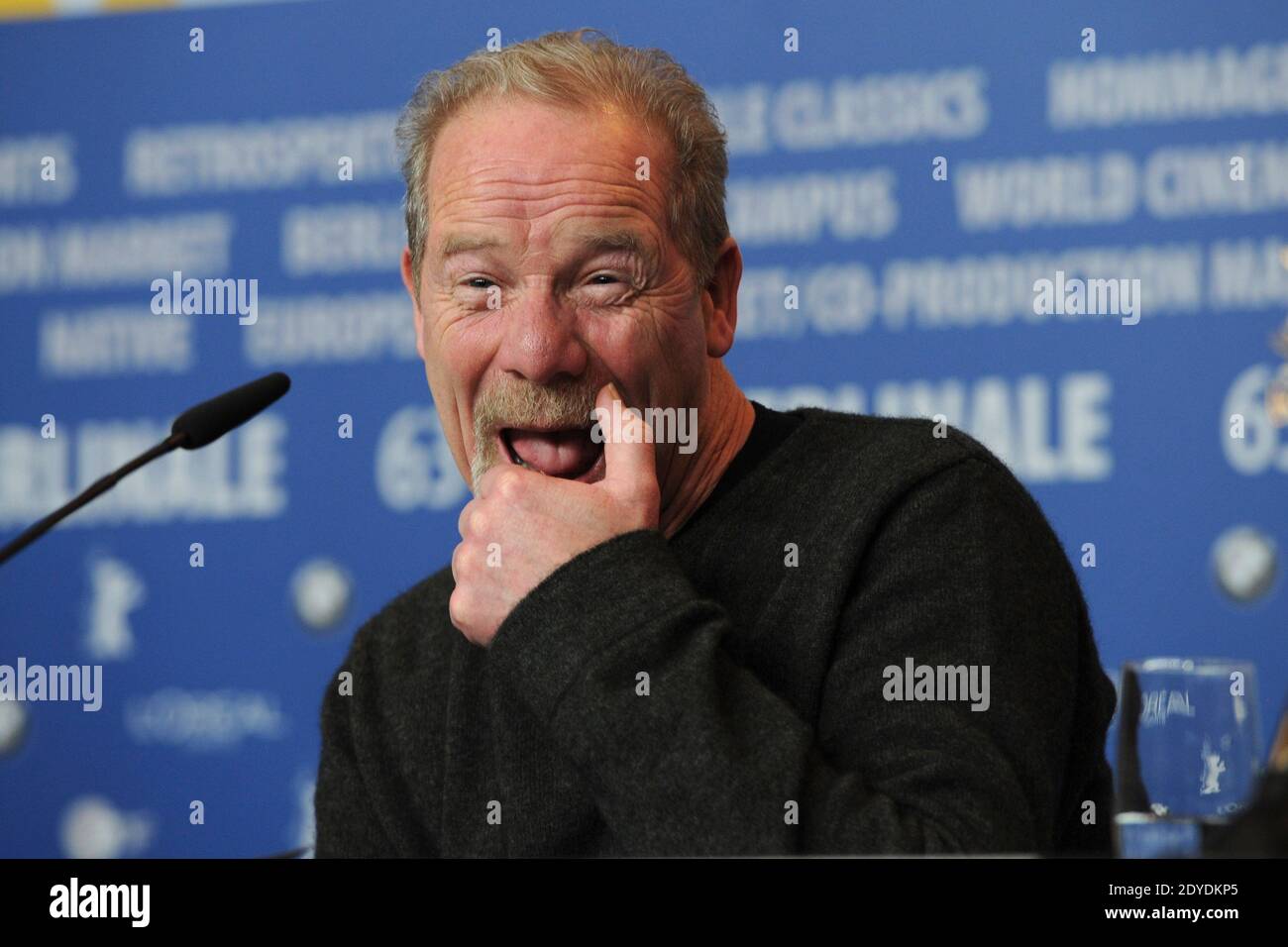 British actor Peter Mullan attending the 'Top of the Lake' Press Conference during the 63rd Berlinale, Berlin International Film Festival in Berlin, Germany, on February 11, 2013. Photo by Aurore Marechal/ABACAPRESS.COM Stock Photo