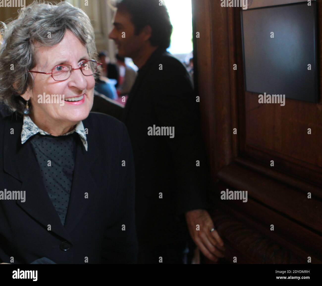 File picture dated September 13, 2010 shows American postmodernist choreographer/dancer Trisha Brown during a press conference in Lyon, France. In December 2012, Brown had announced she would retire from making new works. Photos by Vincent Dargent/ABACAPRESS.COM Stock Photo