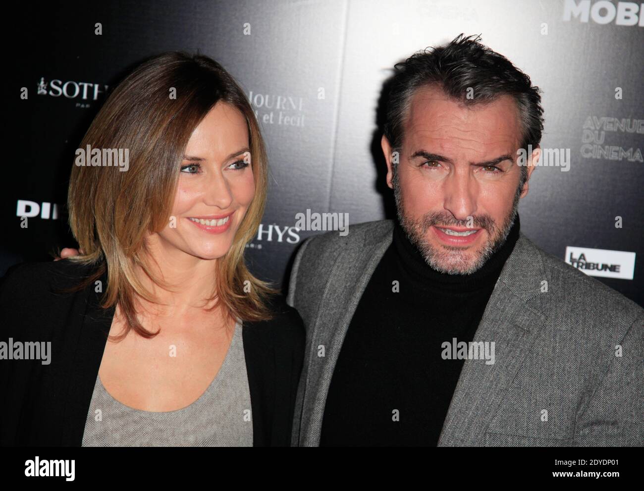 Cecile de France and Jean Dujardin attending the premiere of 'Mobius' held  at the cinema UGC Normandie in Paris, France on February 12, 2013. Photo by  Jerome Domine/ABACAPRESS.COM Stock Photo - Alamy
