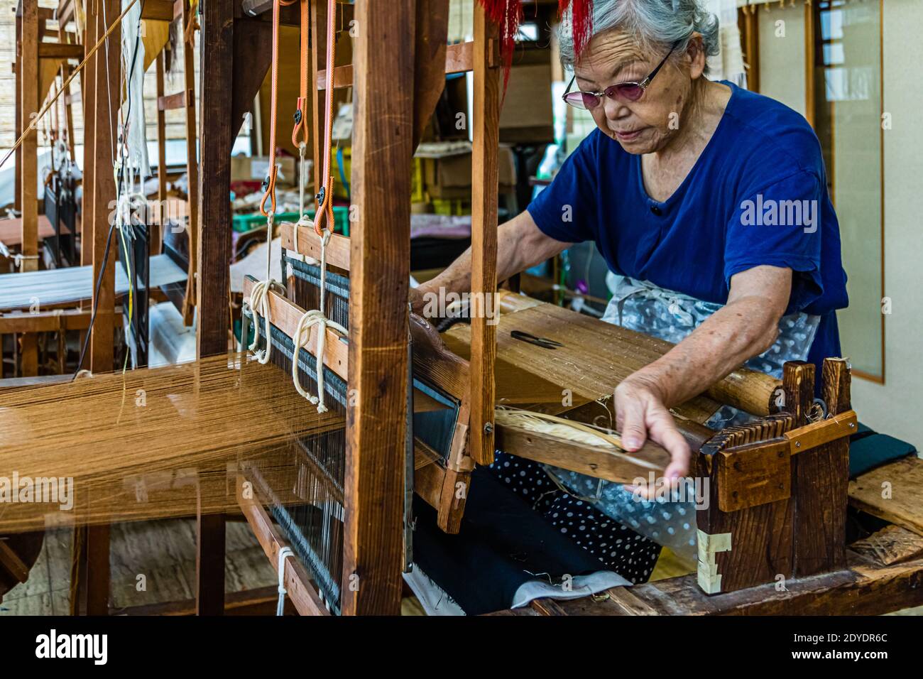 Kudzu Weaving Mill  in Hamamatsu, Japan Stock Photo